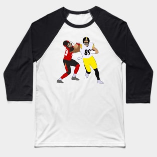 Vance McDonald Stiff Arm - Pittsburgh Steelers Baseball T-Shirt